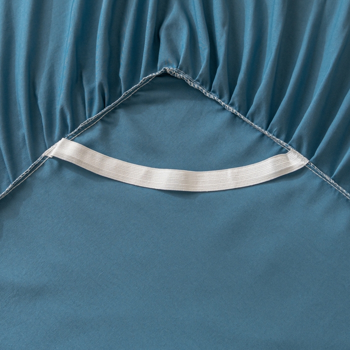 91家纺网 家纺一手货源 找家纺 梵克保罗 2025新款亲肤磨毛舒适柔软纯色Q系列枕套 Q-牛仔蓝