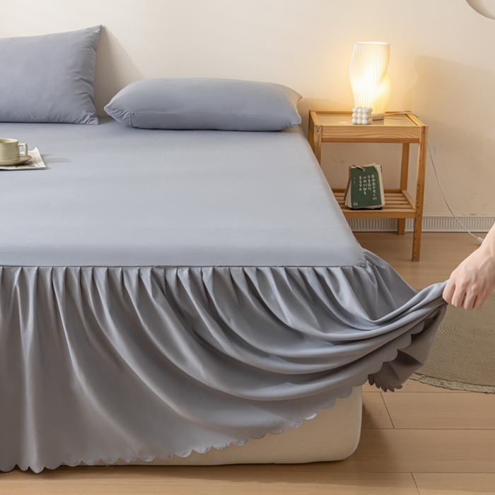 91家纺网 家纺一手货源 找家纺 梵克保罗 2025新款亲肤磨毛舒适柔软纯色Q系列枕套 Q-浅灰