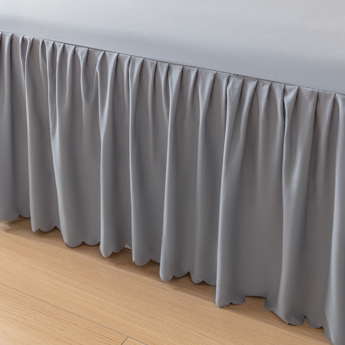 91家纺网 家纺一手货源 找家纺 梵克保罗 2025新款亲肤磨毛舒适柔软纯色Q系列枕套 Q-浅灰