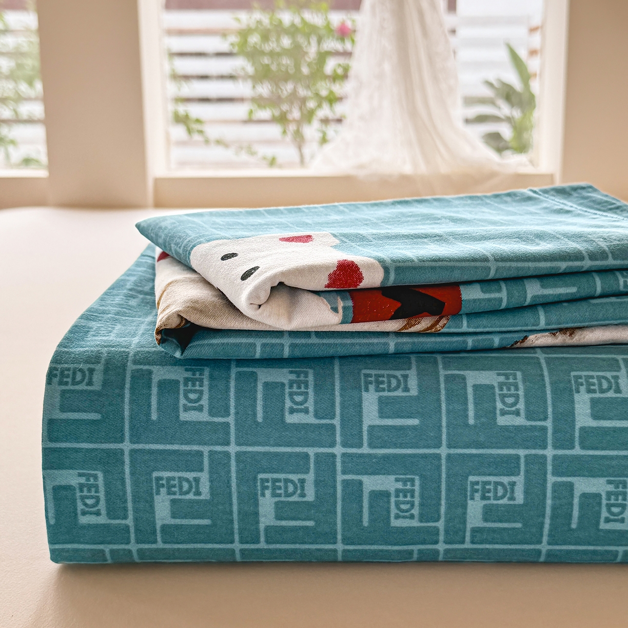 91家纺网 家纺一手货源 找家纺 壹贝家纺 2025新款A类100%全棉纯棉磨毛床单单床单床单单件 凯宝-蓝