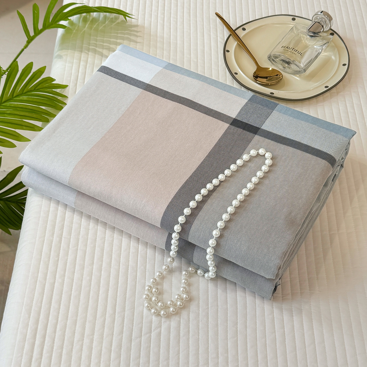 91家纺网 家纺一手货源 找家纺 壹贝家纺 2025新款A类100%全棉纯棉磨毛床单单床单床单单件 布伦特-咖