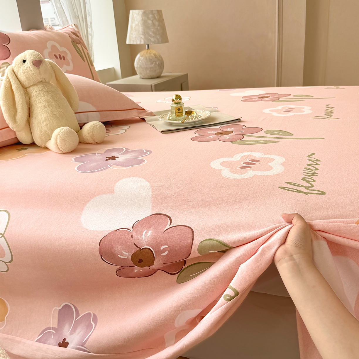 91家纺网 家纺一手货源 找家纺 （总）壹贝家纺 2025新款A类100%全棉纯棉磨毛床单单床单床单单件