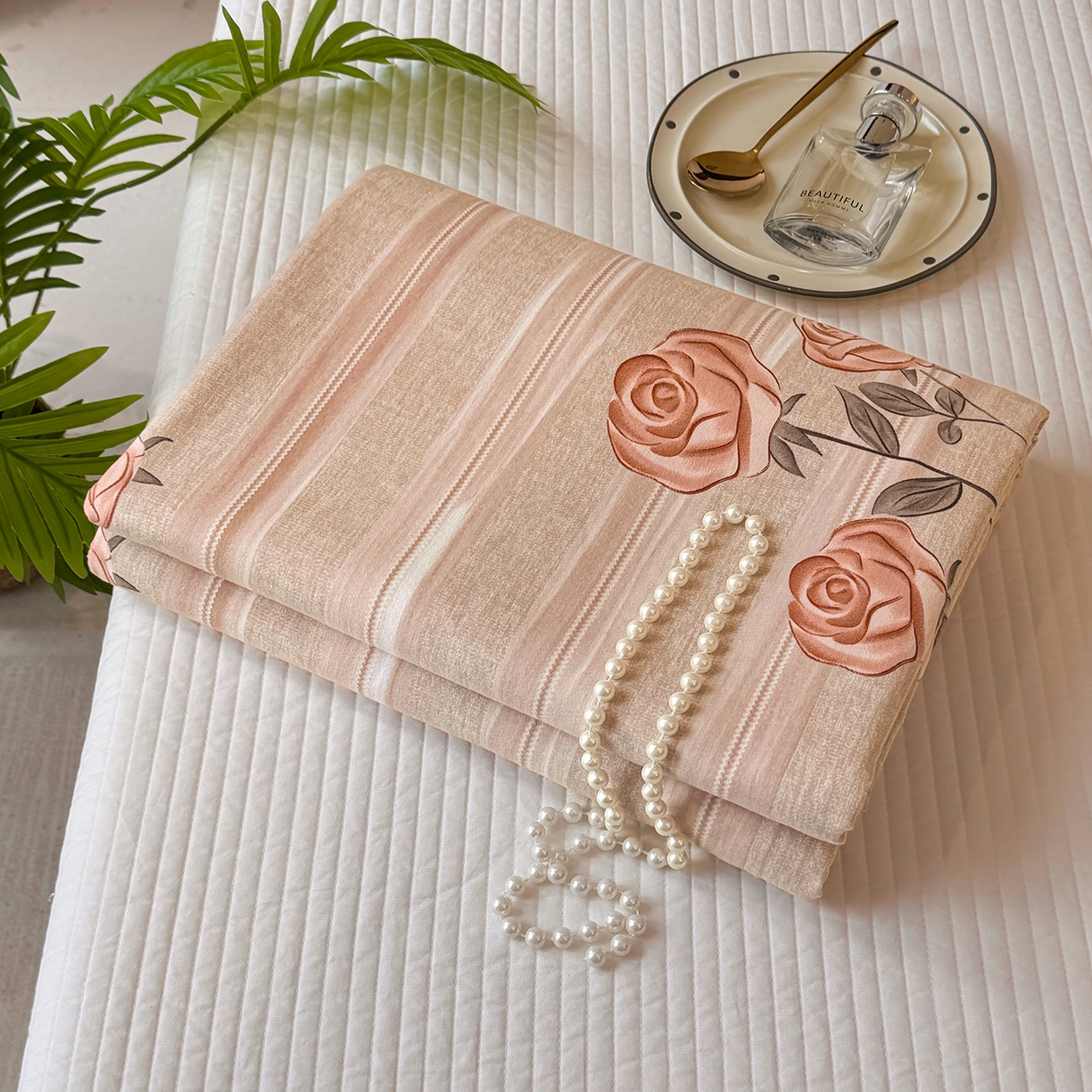 91家纺网 家纺一手货源 找家纺 壹贝家纺 2025新款A类100%全棉纯棉磨毛床单单床单床单单件 暗香