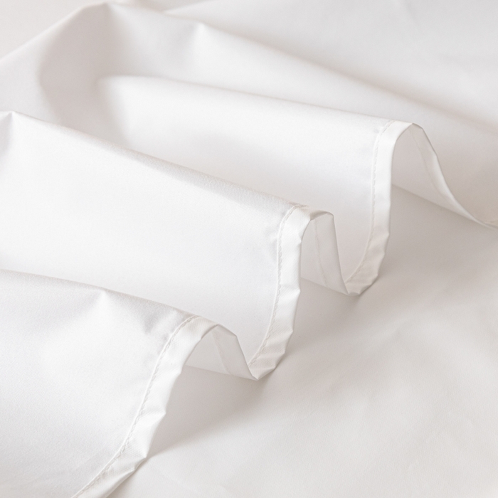 91家纺网 家纺一手货源 找家纺 梵克保罗 2025新款亲肤舒适防水纯色床单 C-纯白