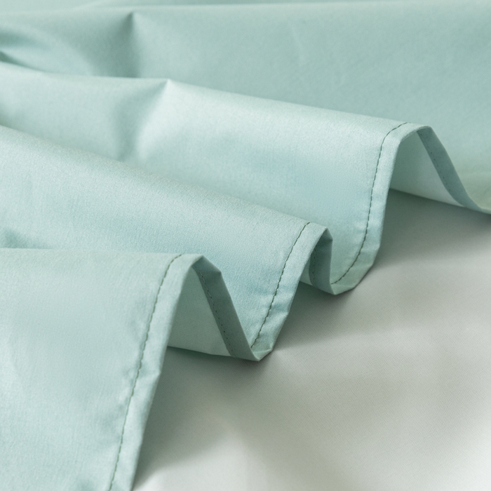 91家纺网 家纺一手货源 找家纺 梵克保罗 2025新款亲肤舒适防水纯色床单 C-墨绿