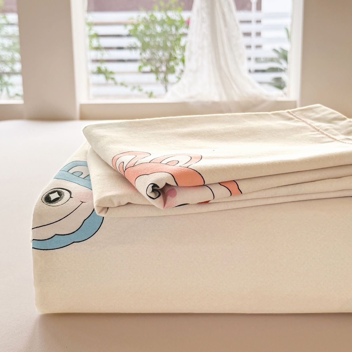 91家纺网 家纺一手货源 找家纺 壹贝家纺 2025新款A类100%全棉纯棉磨毛床单单床单床单单件 拉多-米