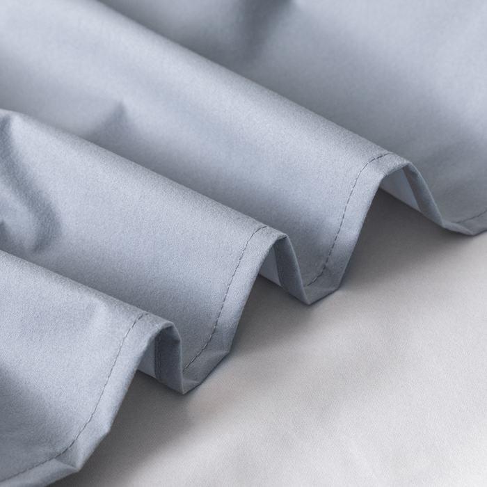 91家纺网 家纺一手货源 找家纺 梵克保罗 2025新款亲肤舒适防水纯色床单 C-浅灰