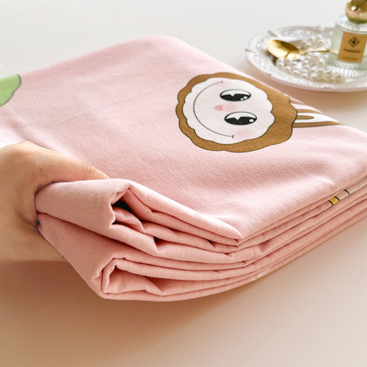 91家纺网 家纺一手货源 找家纺 壹贝家纺 2025新款A类100%全棉纯棉磨毛床单单床单床单单件 拉多-粉