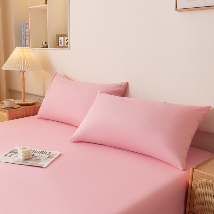 91家纺网 家纺一手货源 找家纺 （总）梵克保罗 2025新款亲肤舒适防水纯色枕套