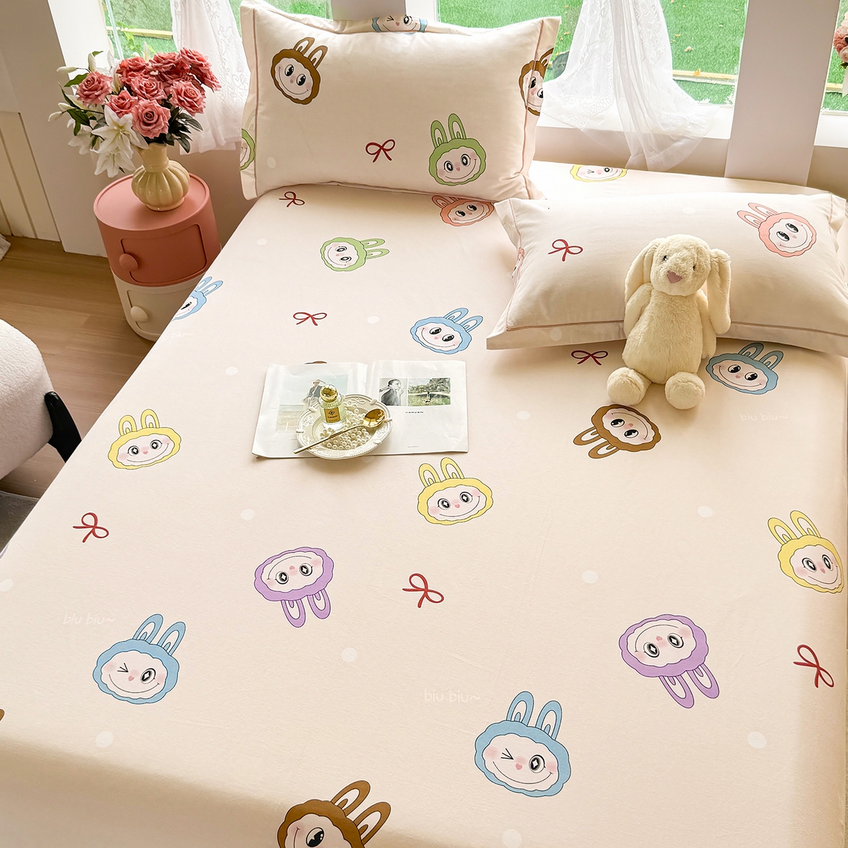 91家纺网 家纺一手货源 找家纺 壹贝家纺 2025新款A类100%全棉纯棉磨毛床单单床单床单单件 拉多-米