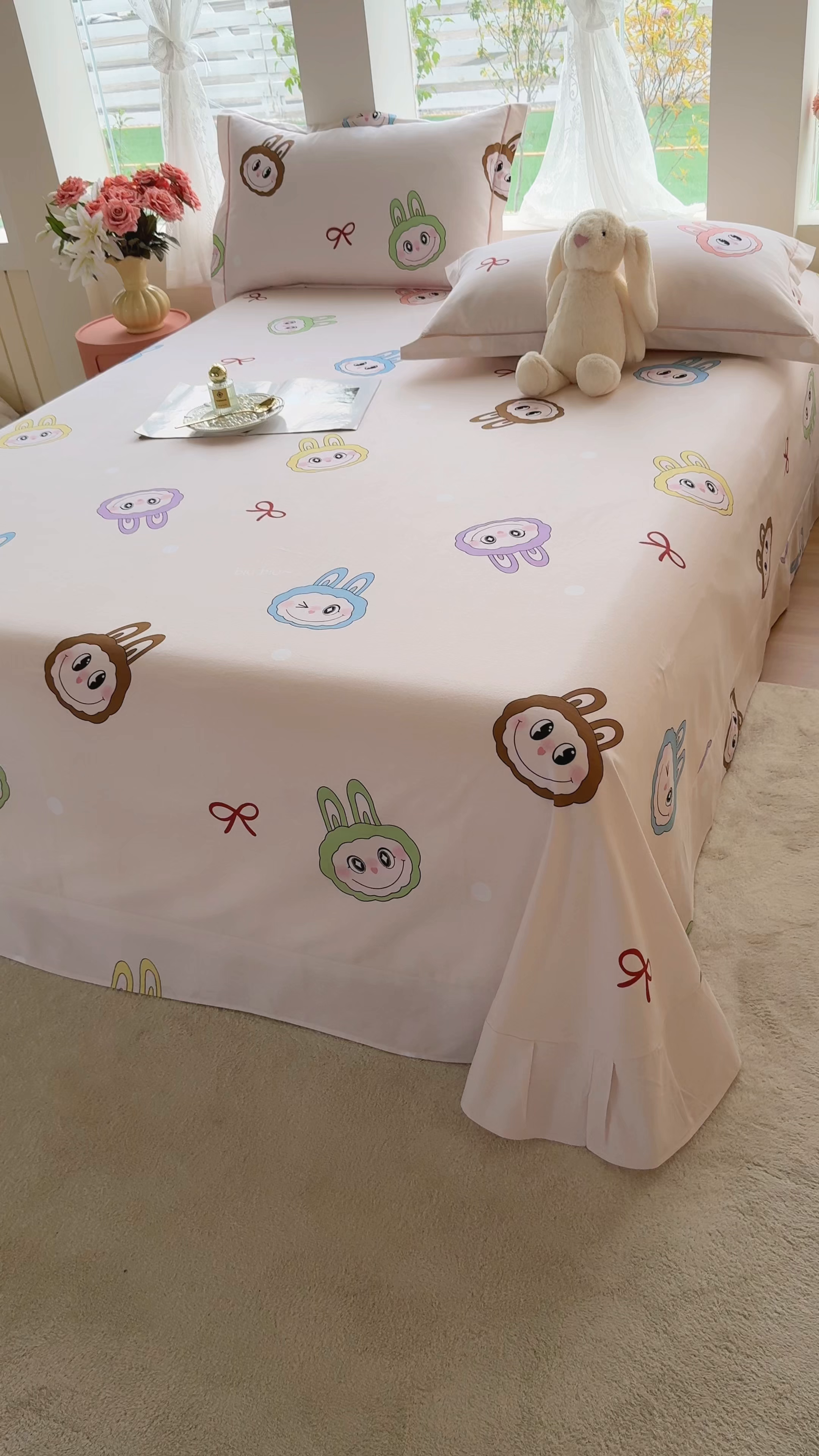 91家纺网 家纺一手货源 找家纺 壹贝家纺 2025新款A类100%全棉纯棉磨毛床单单床单床单单件 拉多-米