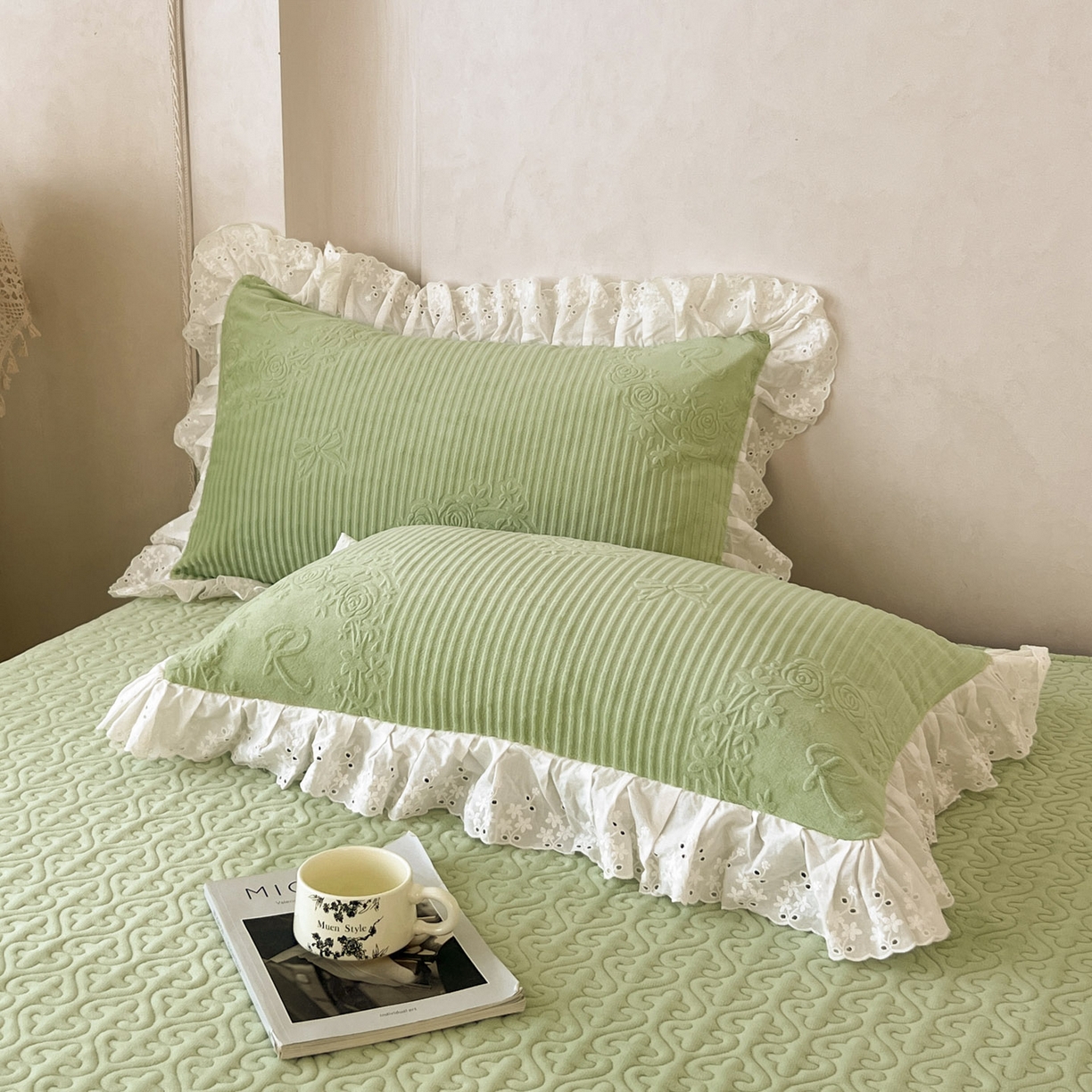 91家纺网 家纺一手货源 找家纺 （总）怡源梦 2025新款雕花牛奶绒床盖四件套-国色芳华系列