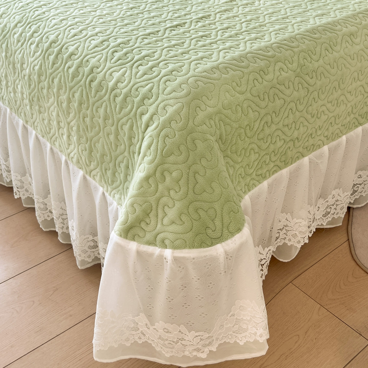 91家纺网 家纺一手货源 找家纺 （总）怡源梦 2025新款雕花牛奶绒床盖四件套-国色芳华系列