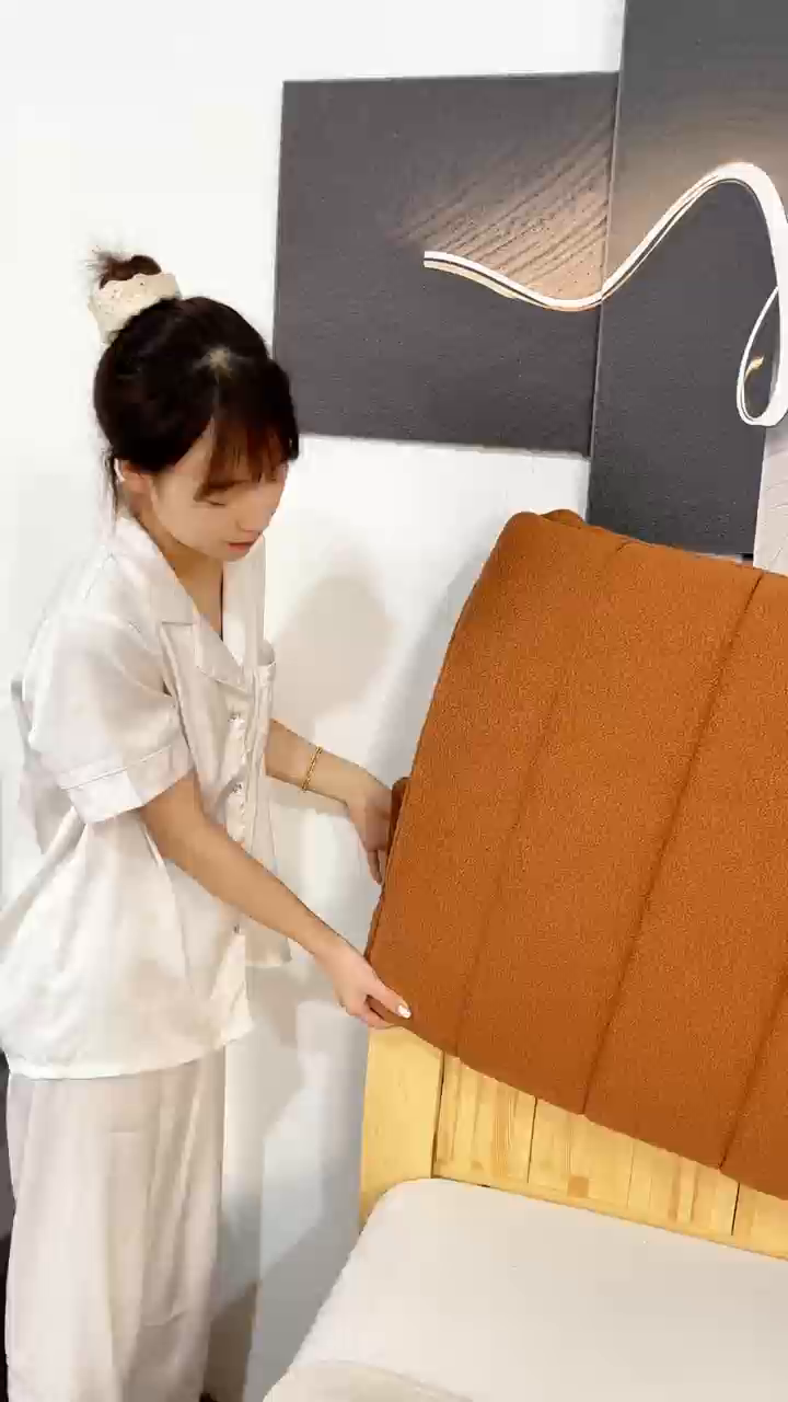 91家纺网 家纺一手货源 找家纺 （总）沐沐家纺 2026新款絮语床头罩靠背