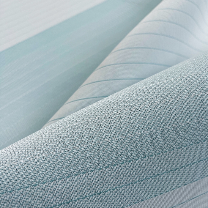 91家纺网 家纺一手货源 找家纺 梵克保罗 2025春夏新款针织凉感丝凉席三件套 雅韵-蓝