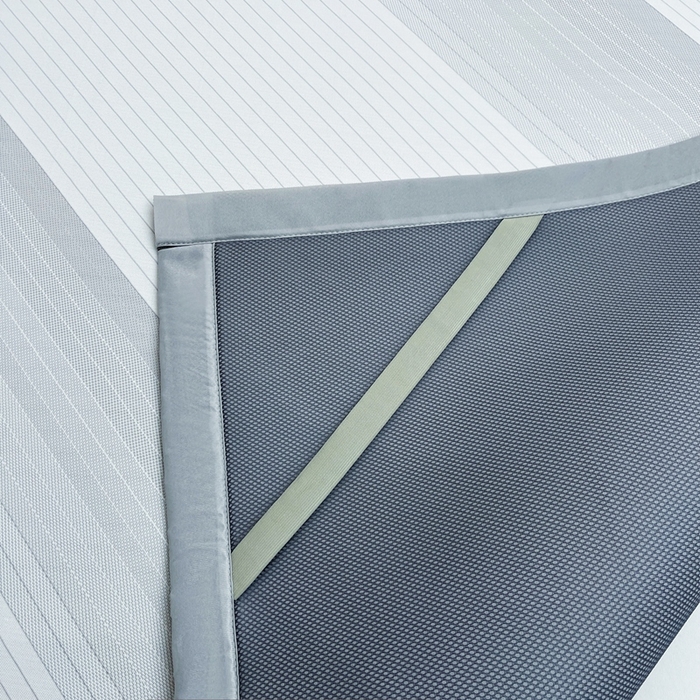 91家纺网 家纺一手货源 找家纺 梵克保罗 2025春夏新款针织凉感丝凉席三件套 雅韵-灰