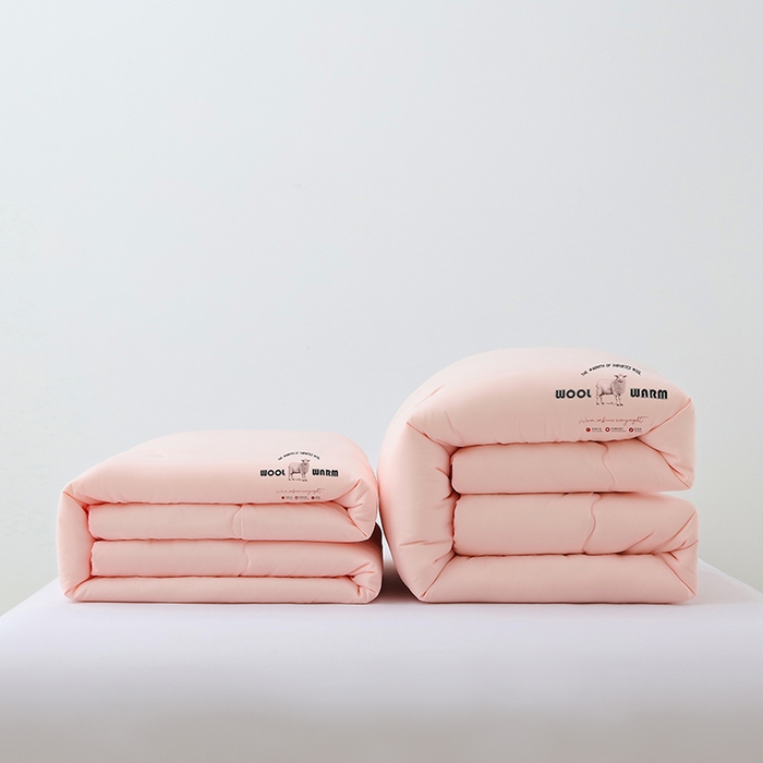 91家纺网 家纺一手货源 找家纺 优布加 2025新款二合一子母被绑绳款 米白