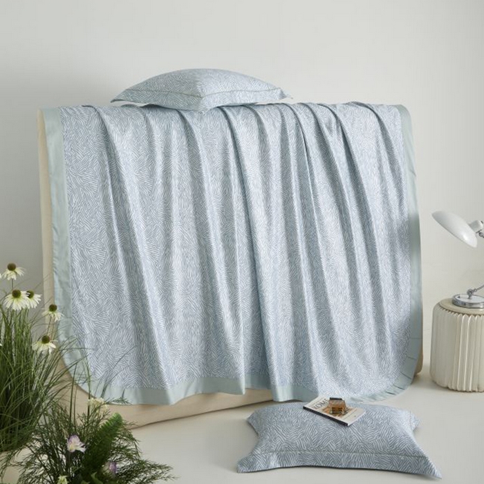 91家纺网 家纺一手货源 找家纺 （总）梵克保罗 2025新款竹纤维+天丝软凉席三件套