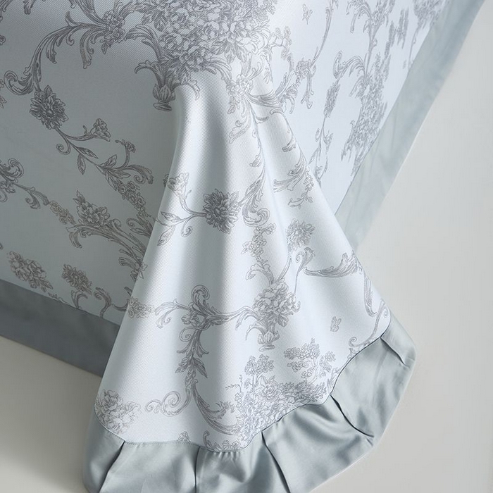 91家纺网 家纺一手货源 找家纺 梵克保罗 2025新款竹纤维+天丝软凉席三件套 芳华--蓝