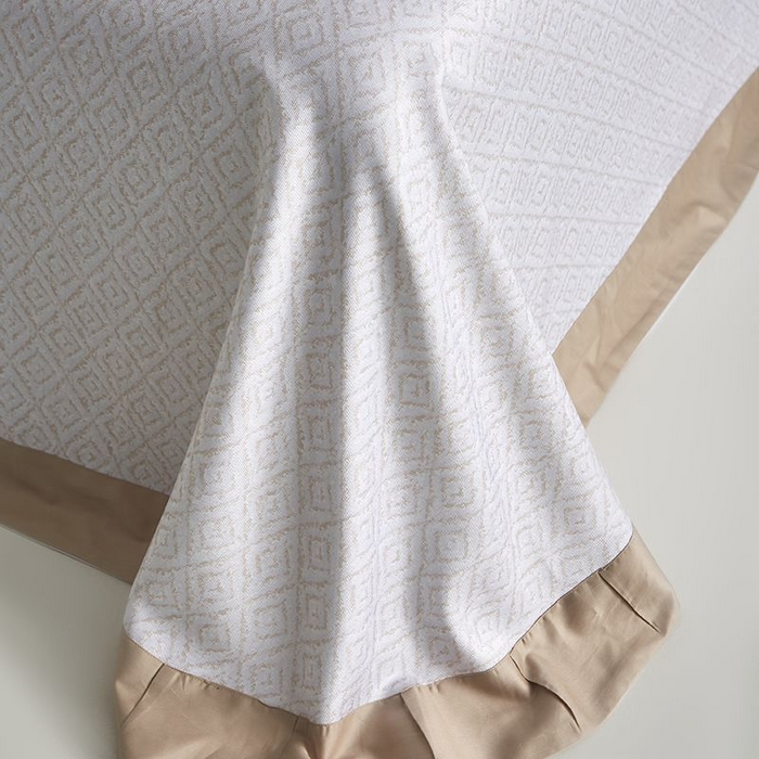 91家纺网 家纺一手货源 找家纺 梵克保罗 2025新款竹纤维+天丝软凉席三件套 雅致