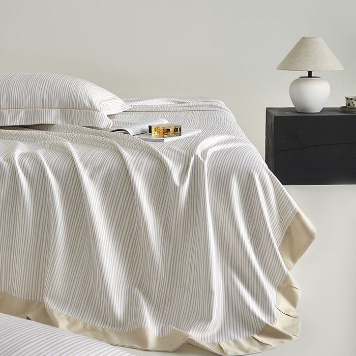 91家纺网 家纺一手货源 找家纺 梵克保罗 2025新款竹纤维+天丝软凉席三件套 流畅