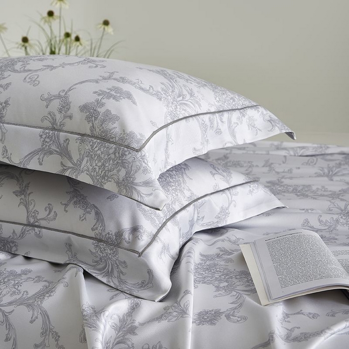 91家纺网 家纺一手货源 找家纺 梵克保罗 2025新款竹纤维+天丝软凉席三件套 芳华--灰