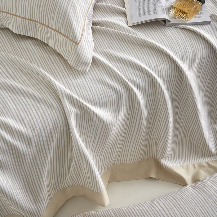 91家纺网 家纺一手货源 找家纺 梵克保罗 2025新款竹纤维+天丝软凉席三件套 流畅