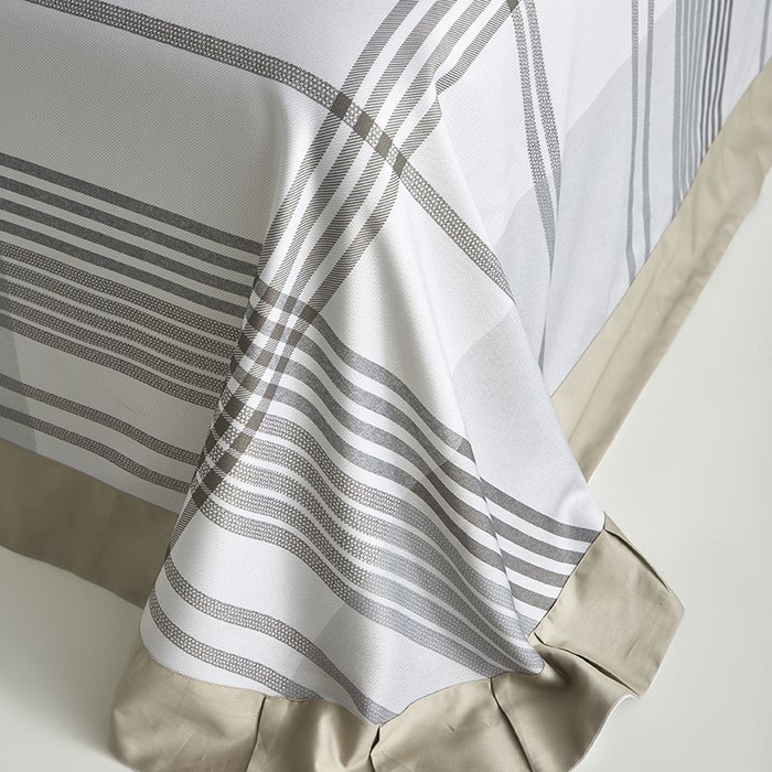 91家纺网 家纺一手货源 找家纺 梵克保罗 2025新款竹纤维+天丝软凉席三件套 格调