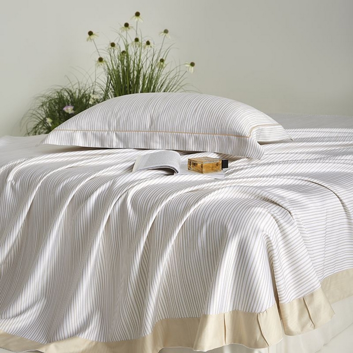 91家纺网 家纺一手货源 找家纺 梵克保罗 2025新款竹纤维+天丝软凉席三件套 流畅