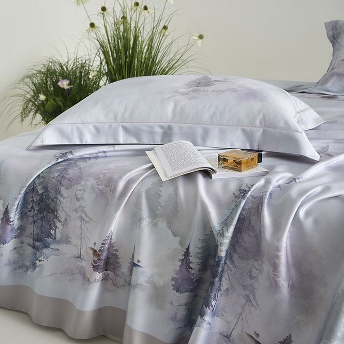 91家纺网 家纺一手货源 找家纺 梵克保罗 2025新款竹纤维+天丝软凉席三件套 云梦