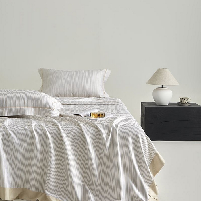 91家纺网 家纺一手货源 找家纺 梵克保罗 2025新款竹纤维+天丝软凉席三件套 流畅