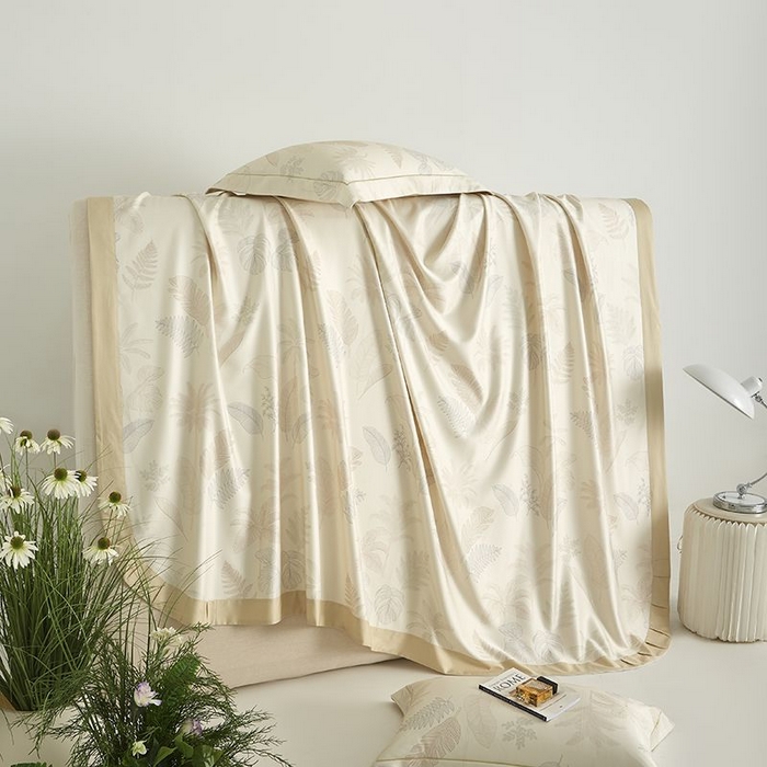 梵克保罗 2025新款竹纤维+天丝软凉席三件套 一帘幽梦