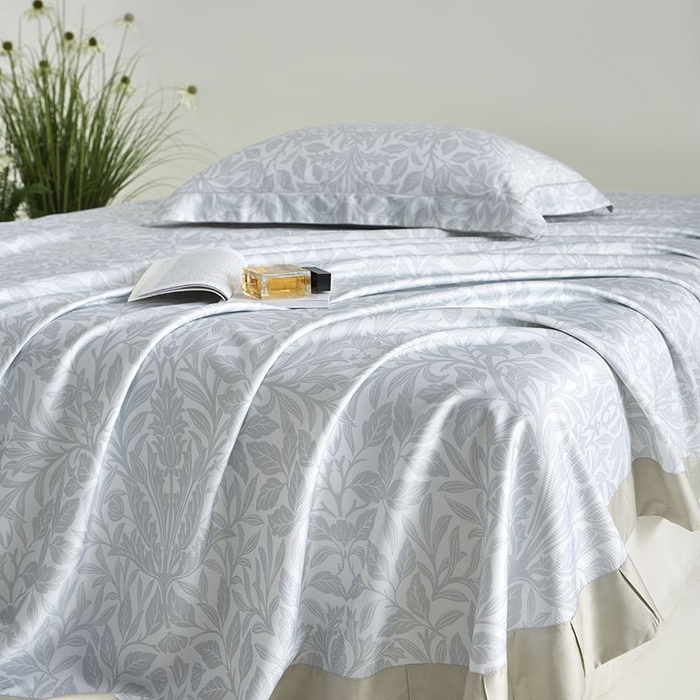 91家纺网 家纺一手货源 找家纺 梵克保罗 2025新款竹纤维+天丝软凉席三件套 幽香--浅灰