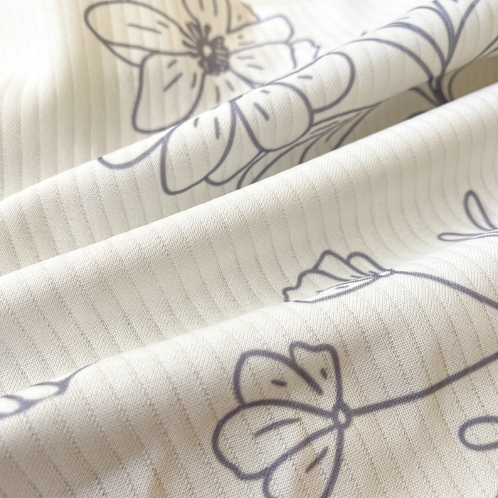 91家纺网 家纺一手货源 找家纺 梵克保罗 2025新款春夏PE提花凉感丝冰丝床笠款凉席 雅韵