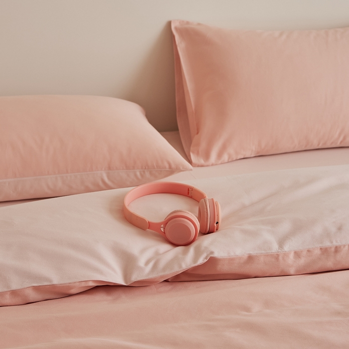 91家纺网 家纺一手货源 找家纺 （总）眷恋家纺 2025新款A类全棉贡缎磨毛双拼色四件套