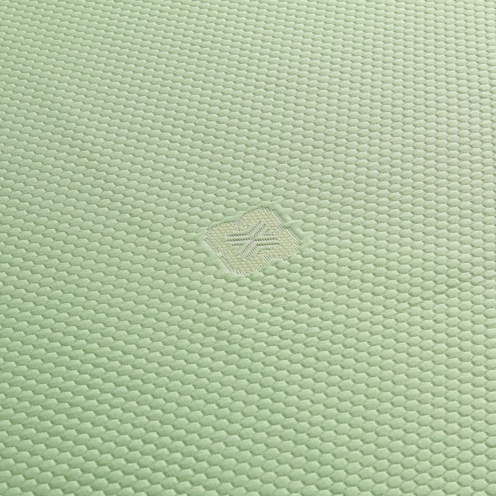 91家纺网 家纺一手货源 找家纺 梵克保罗 2025新款凉感因子母婴级凉感丝豆豆席床裙款 床裙香奈儿-水绿