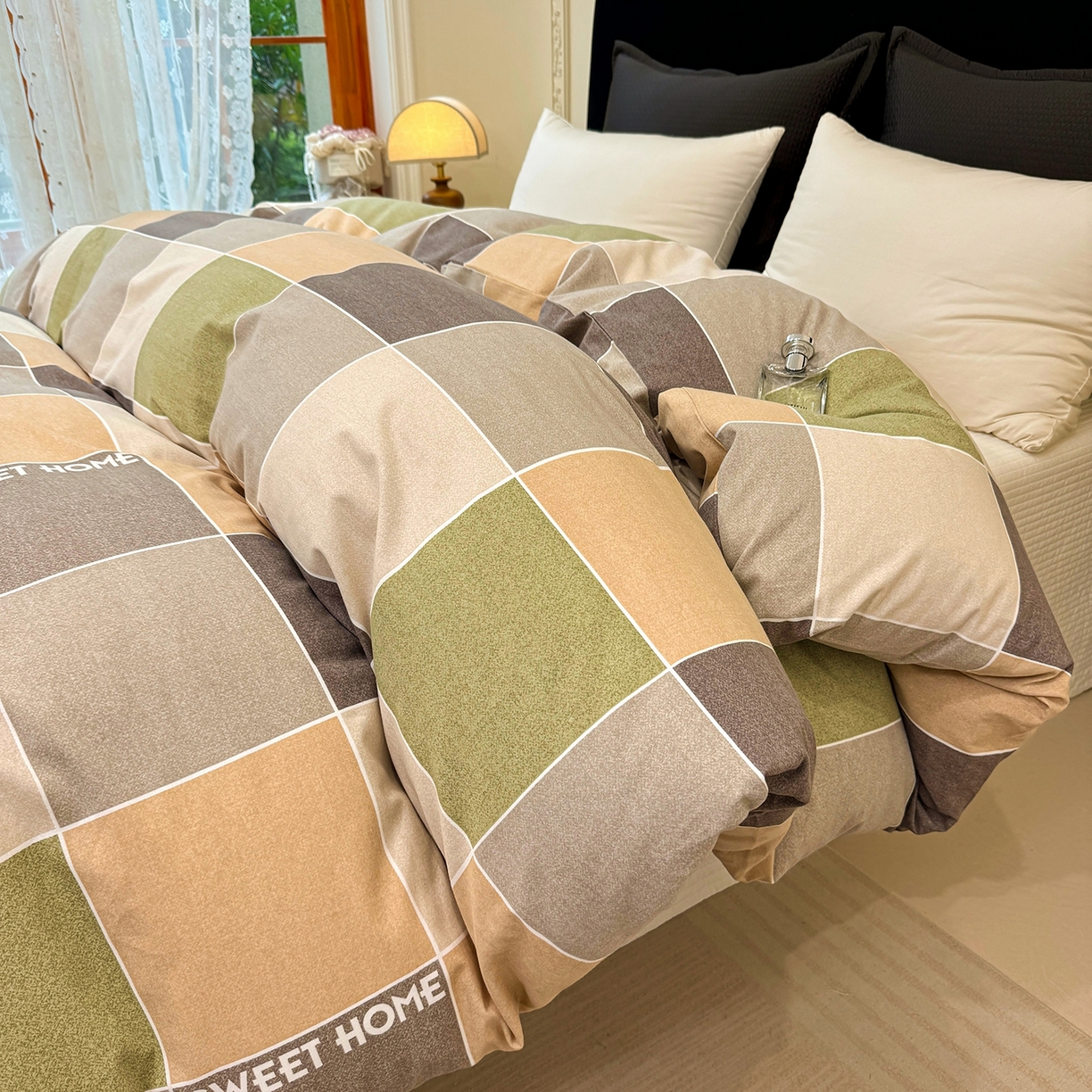 91家纺网 家纺一手货源 找家纺 壹贝家纺 2025新款A类100%全棉纯棉磨毛被套单被套被套单件 星辰