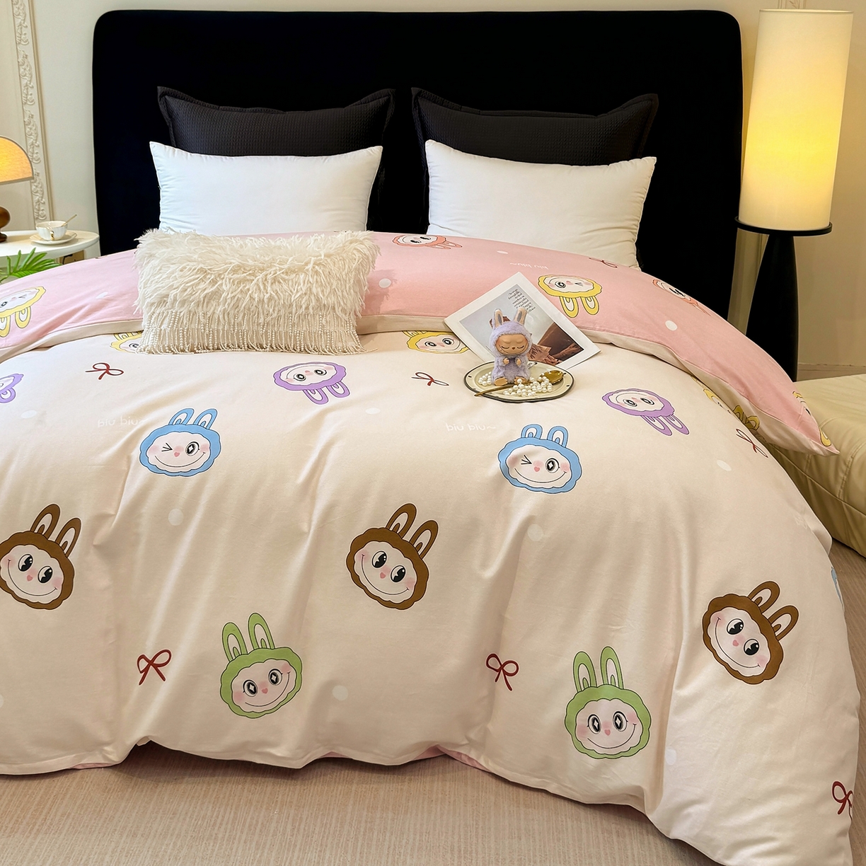 91家纺网 家纺一手货源 找家纺 壹贝家纺 2025新款A类100%全棉纯棉磨毛被套单被套被套单件 拉多-米