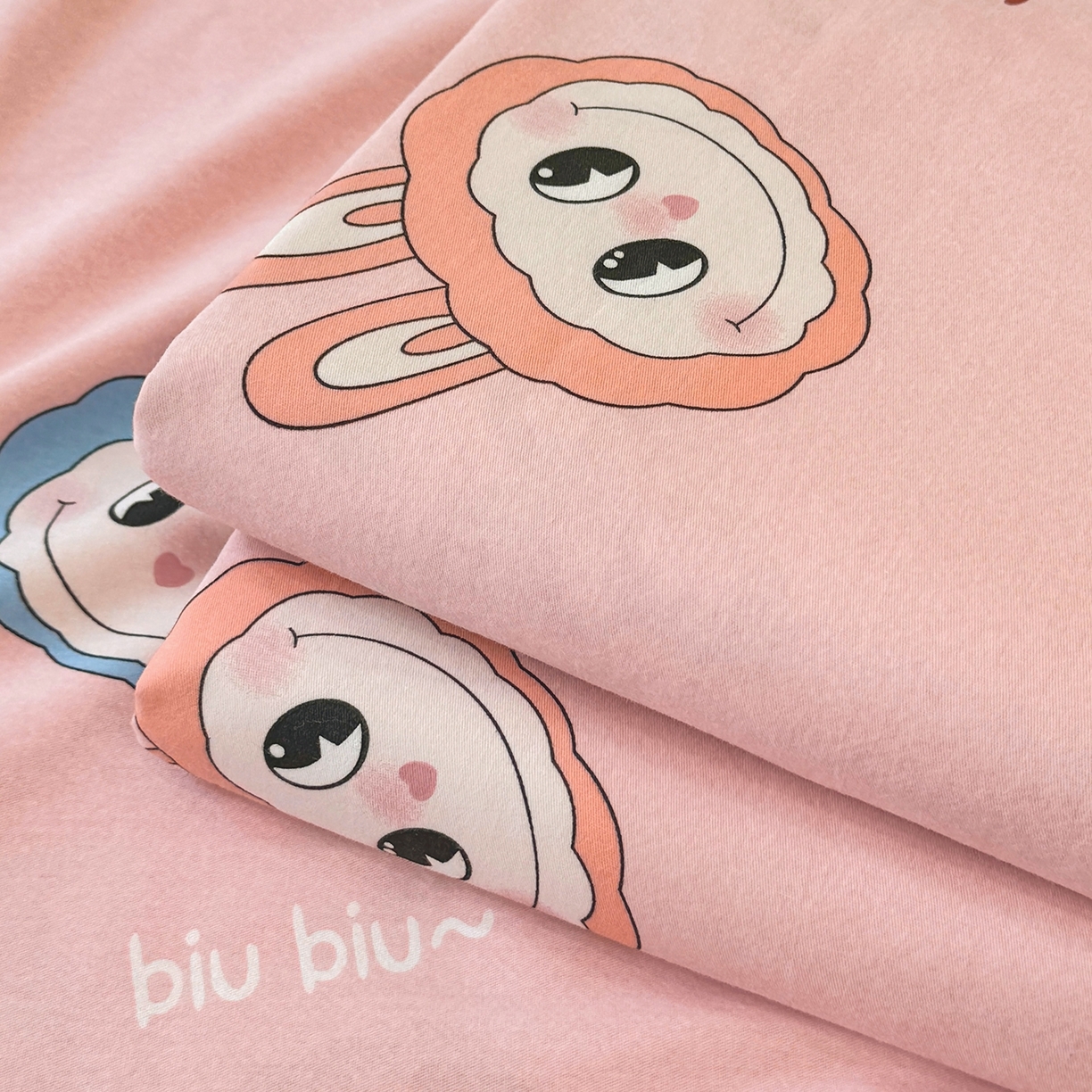 91家纺网 家纺一手货源 找家纺 壹贝家纺 2025新款A类100%全棉纯棉磨毛被套单被套被套单件 拉多-粉