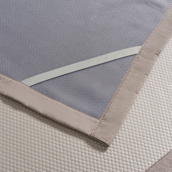 91家纺网 家纺一手货源 找家纺 梵克保罗 2025新款凉感因子母婴级凉感丝豆豆席 香奈儿-香槟