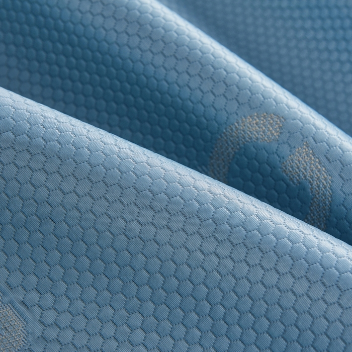 91家纺网 家纺一手货源 找家纺 梵克保罗 2025新款凉感因子母婴级凉感丝豆豆席 香奈儿-蓝