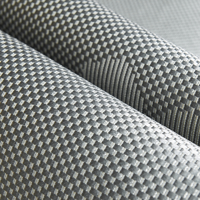 91家纺网 家纺一手货源 找家纺 梵克保罗 2025新款3D复合提花清凉冰藤席-花语系列 花语-灰