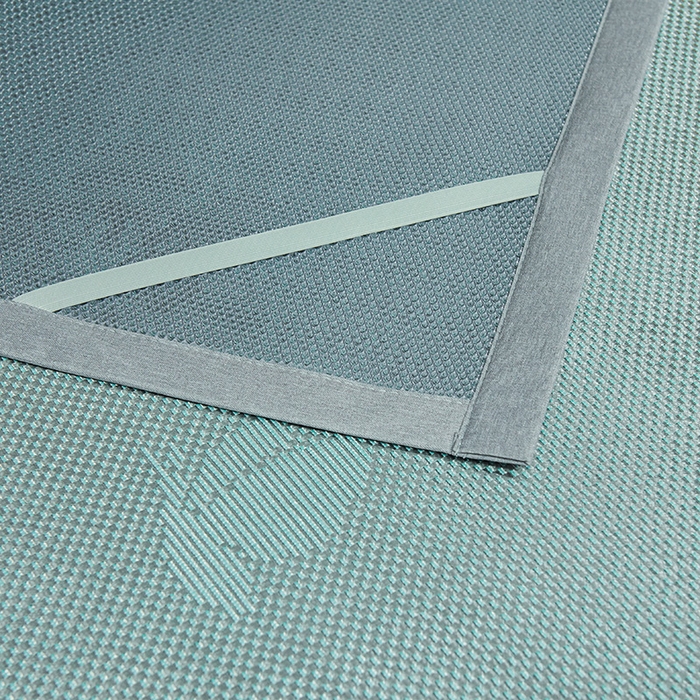 91家纺网 家纺一手货源 找家纺 梵克保罗 2025新款3D复合提花清凉冰藤席-花语系列 花语-绿