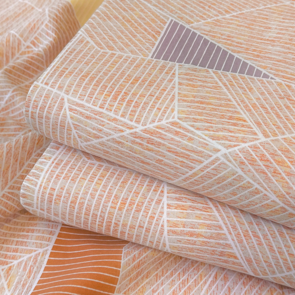 91家纺网 家纺一手货源 找家纺 壹贝家纺 2025新款A类100%全棉纯棉磨毛被套单被套被套单件 记忆碎片-咖