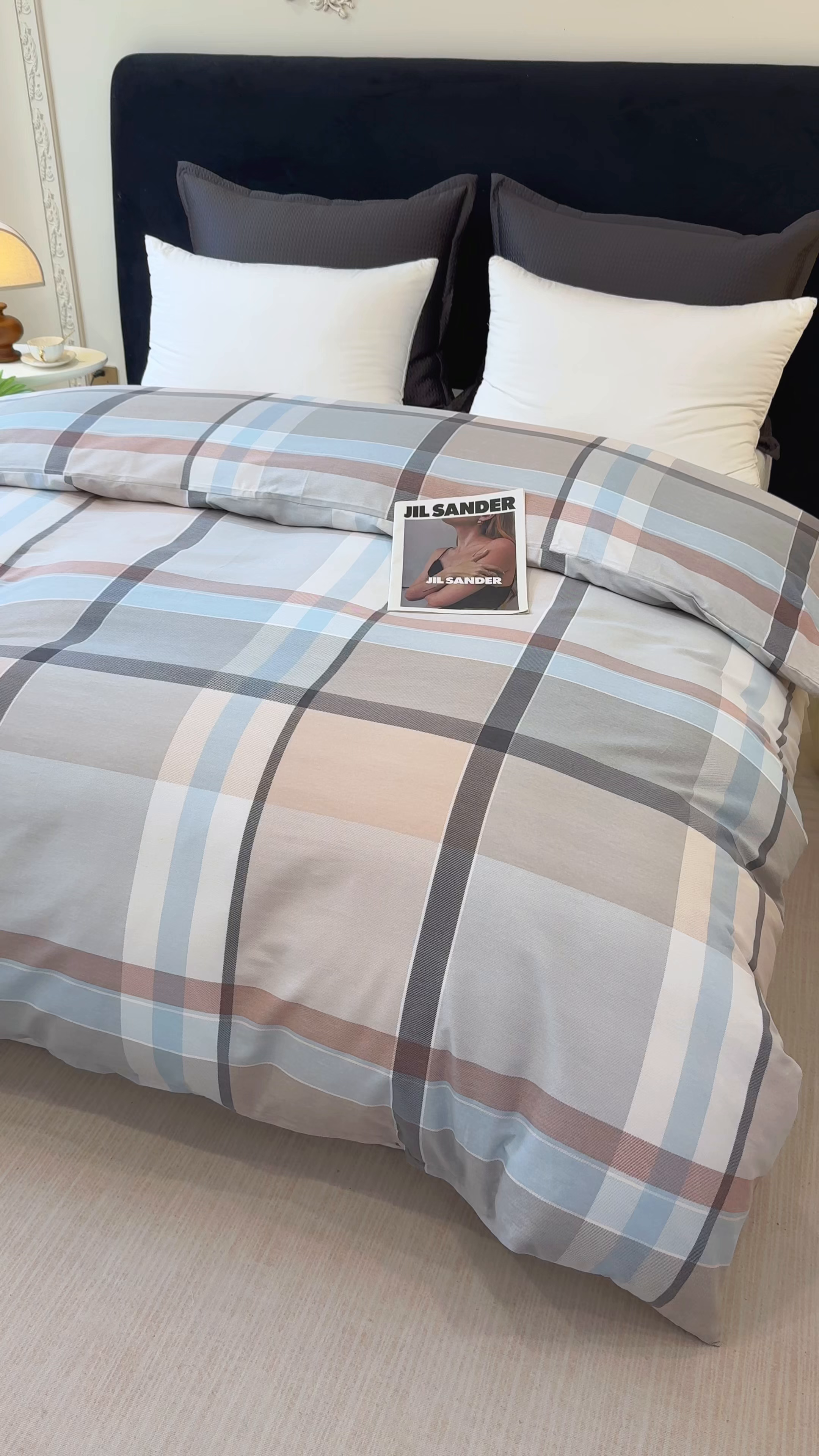 91家纺网 家纺一手货源 找家纺 壹贝家纺 2025新款A类100%全棉纯棉磨毛被套单被套被套单件 布伦特-咖