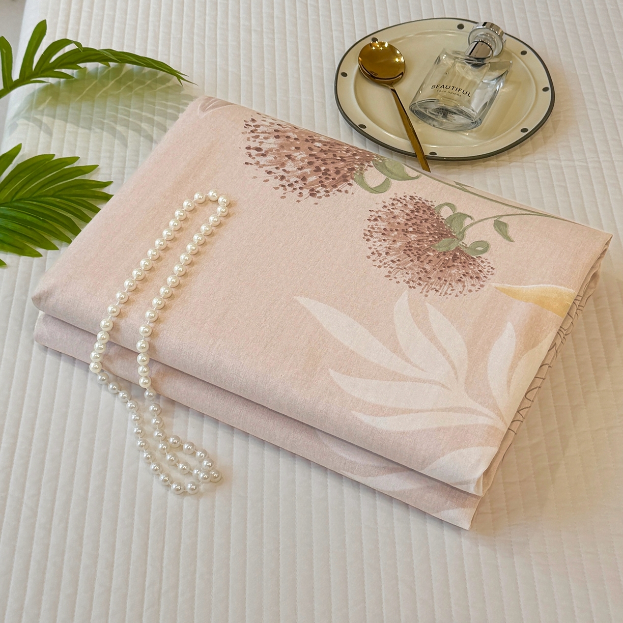 91家纺网 家纺一手货源 找家纺 壹贝家纺 2025新款A类100%全棉纯棉磨毛被套单被套被套单件 和风雅颂-桔