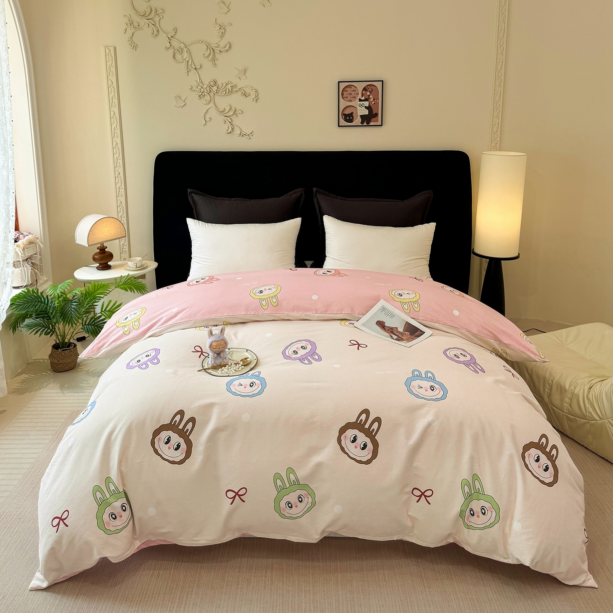 91家纺网 家纺一手货源 找家纺 壹贝家纺 2025新款A类100%全棉纯棉磨毛被套单被套被套单件 拉多-米