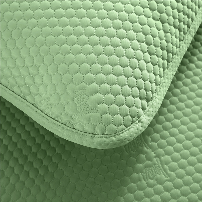 91家纺网 家纺一手货源 找家纺 梵克保罗 2025新款冰豆豆超声波凉感席系列 凉豆豆-薄荷绿