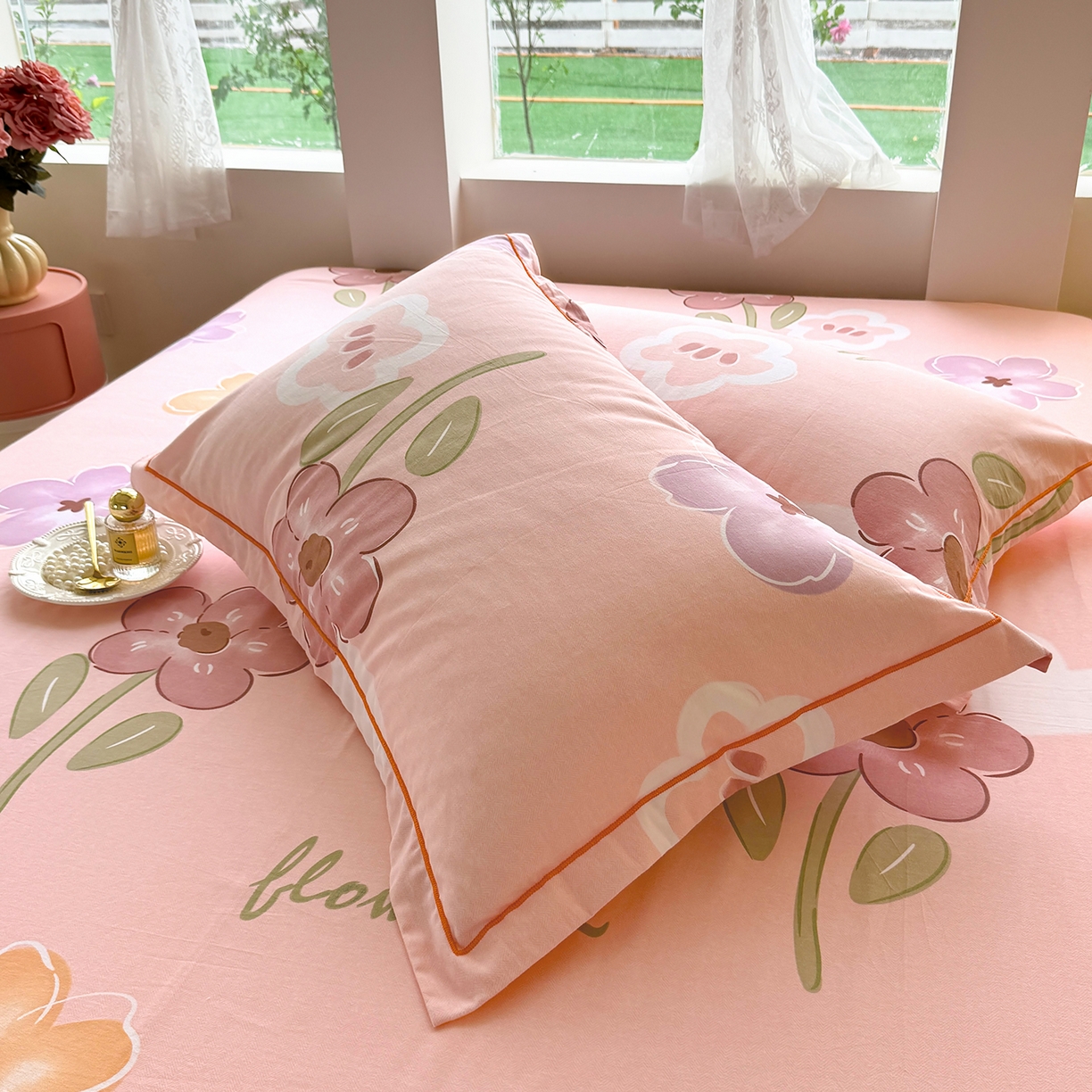 91家纺网 家纺一手货源 找家纺 （总）壹贝家纺 2025新款A类100%全棉纯棉磨毛枕套单枕套枕套单件