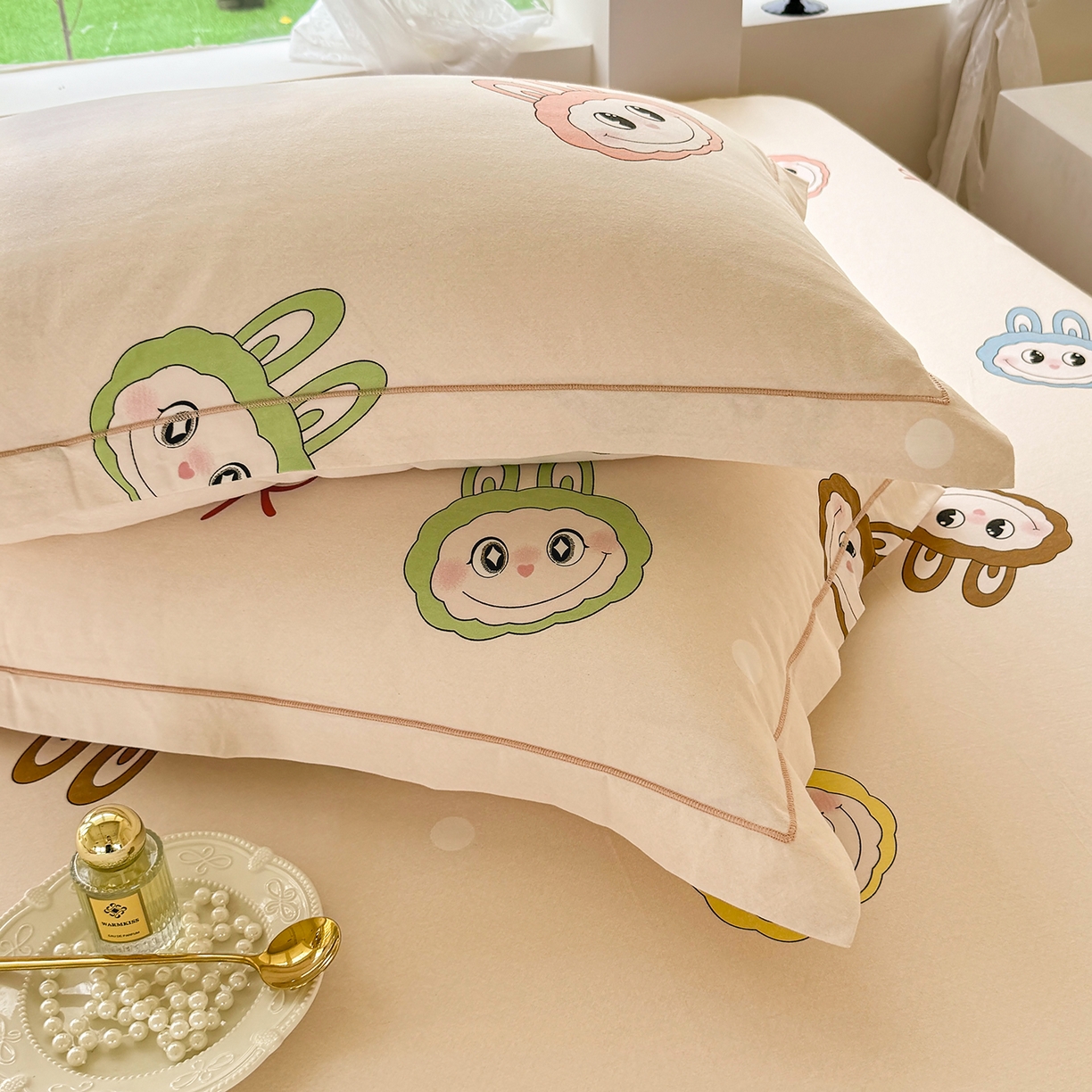 91家纺网 家纺一手货源 找家纺 壹贝家纺 2025新款A类100%全棉纯棉磨毛枕套单枕套枕套单件 拉多-米